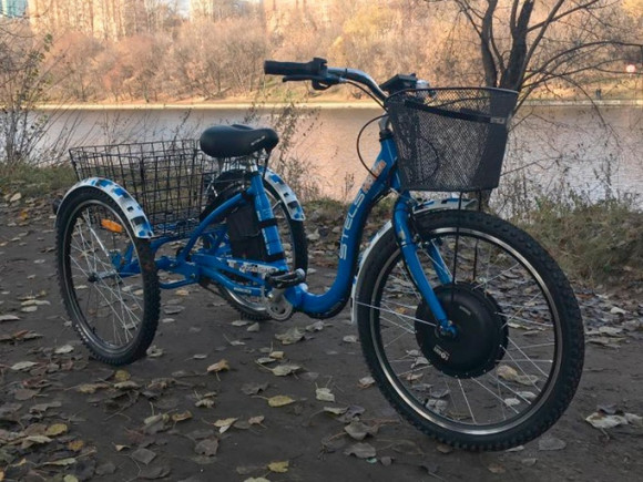 Электрический трицикл Horza Stels Trike 24-T1 1500W Электрический трицикл Horza Stels Trike 24-T1 1500W