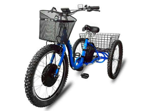 Электрический трицикл Horza Stels Trike 24-T2 1500W Электрический трицикл Horza Stels Trike 24-T2 1500W
