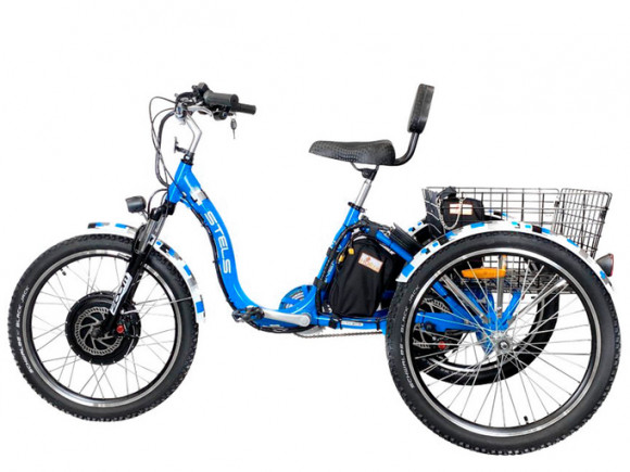 Электрический трицикл Horza Stels Trike 24 Полный привод Электрический трицикл Horza Stels Trike 24 Полный привод