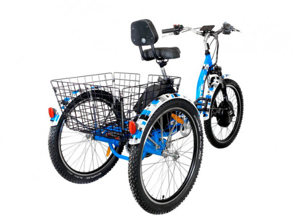 Электрический трицикл Horza Stels Trike 24 Полный привод Электрический трицикл Horza Stels Trike 24 Полный привод