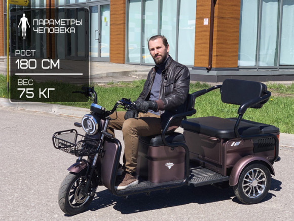 Электротрицикл Rutrike Экипаж Люкс