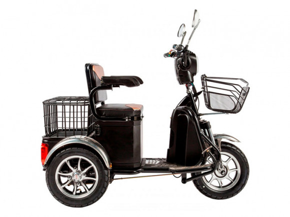Электротрицикл Rutrike S1 V2 с большой корзиной