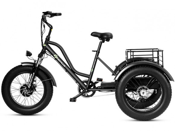 Трехколесный электрофэтбайк трицикл Grizzly M5