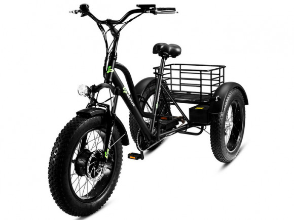 Трехколесный электрофэтбайк трицикл Grizzly M5