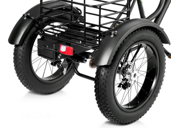 Трехколесный электрофэтбайк трицикл Grizzly M5